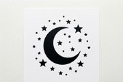 50 Crescent Moon with Stars, an Empty State Illustration by Amazin_art (Thumbnail 42 of 47)