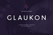 Glaukon - Modern Sans-Serif, a Sans Serif Font by AlienValley (Thumbnail 1 of 7)