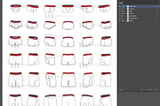 Boxers/Briefs Bundle - Template, a Hat Mockup by Mark Anthony Media (Thumbnail 4 of 4)