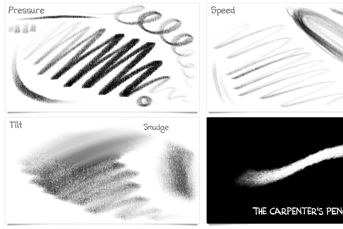 30+ PENCIL & CHARCOAL Brushes, a Brush Add-On by Georg's Procreate Brushes (Photo 12 of 17)