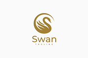 Swan Logo Template, a Branding & Logo Template by johnkent (Thumbnail 1 of 3)