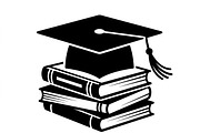 50 Graduation Cap and Book, an Education Illustration by Amazin_art (Thumbnail 12 of 28)