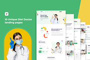 Doctor Landing page, a Landing Page Template by Themespell (Thumbnail 2 of 5)