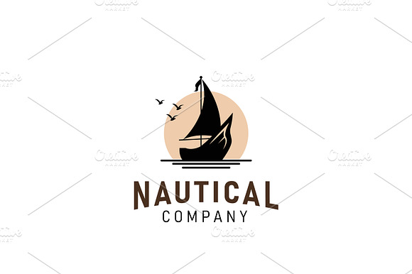Nautical Ship Company Logo Design preview 2