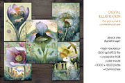 Spring at Stonehenge Postcard Set, a Seasonal Illustration by The Dutch Lady Designs (Thumbnail 7 of 7)