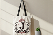 Coastal Cowgirl Monogram SVG Bundle, a Graphic by TanchaArt (Thumbnail 6 of 10)