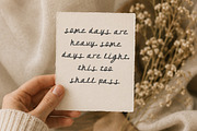 Crooked Morning Cozy Handwritten, a Handwritten Font by Littlehand (Thumbnail 5 of 9)