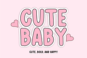 Bubble Craft - Cute Bubbly Font, a Sans Serif Font by KiddoGlyphs Studio (Thumbnail 2 of 5)
