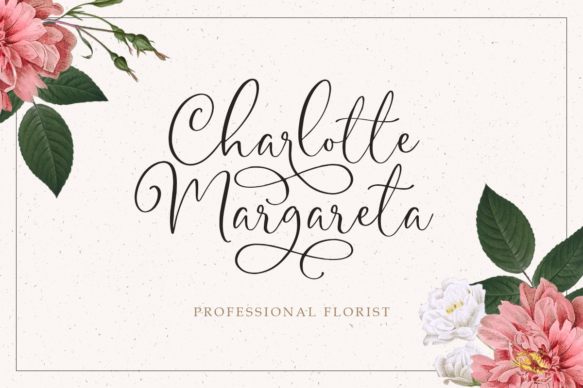 Gladiolus - Modern Calligraphy preview 2