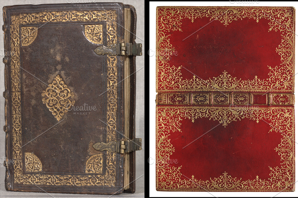 Antique Book Cover Textures, a Texture Graphic by Blue Line Design (Photo 24 of 25)