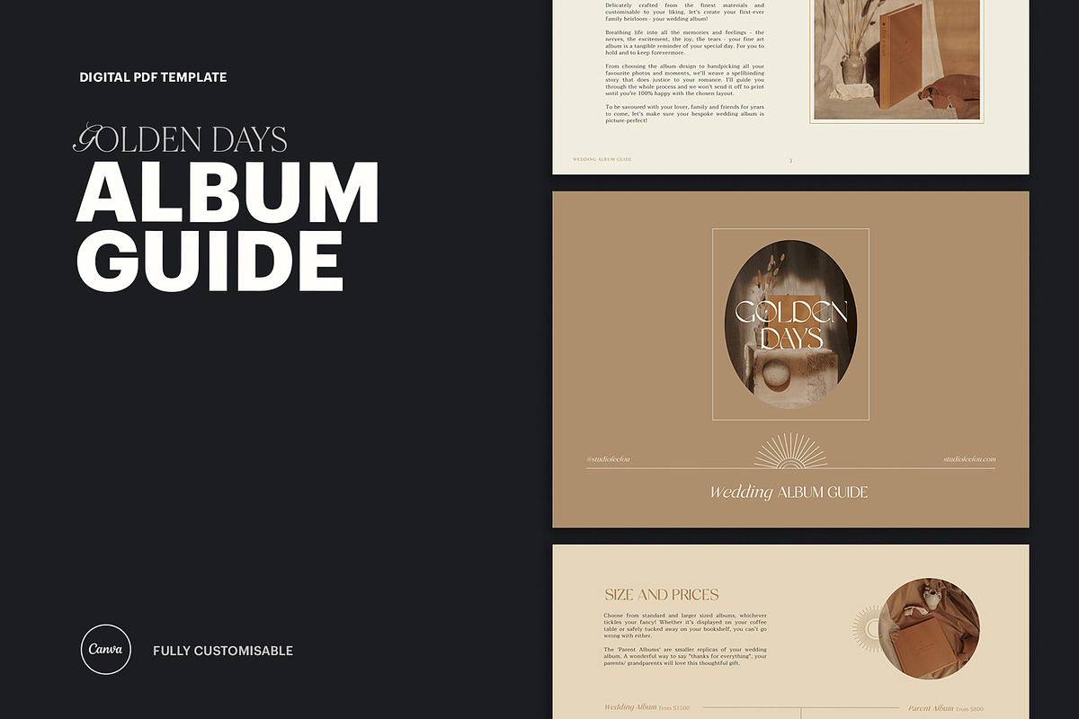 Elegant | Album Guide PDF, a Templates & Theme by Studio Leelou (Photo 1 of 10)