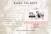 Wix Template Design for Coaches, a Websites & App Template by Cosmic Design (Thumbnail 4 of 8)