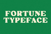 Fortune | A Lucky Display Font, a Serif Font by Taylor Penton (Thumbnail 2 of 6)
