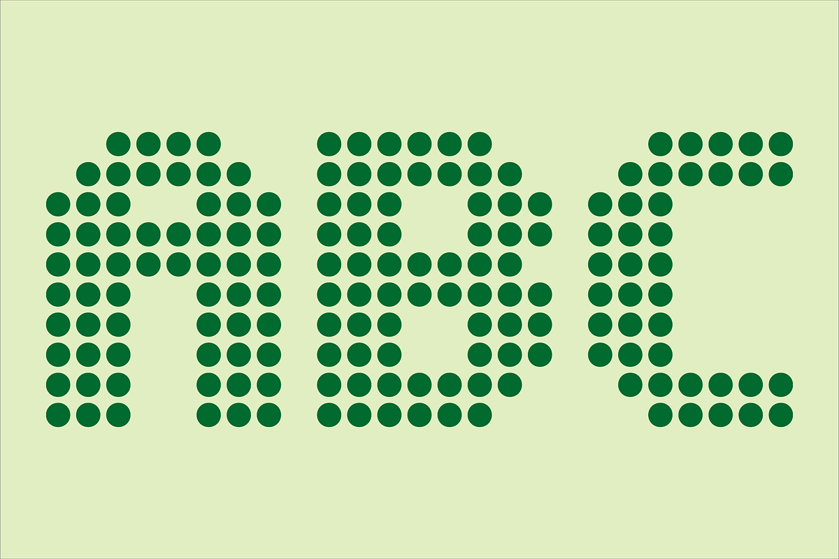 Display Dots Two Sans Font, a Font by GG Design (Photo 2 of 6)