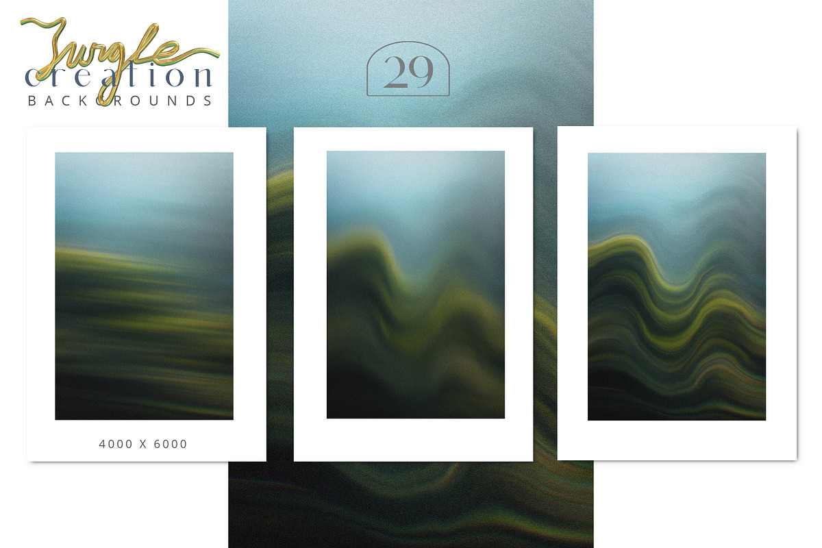 Jungle Creation Gradients 3D Shapes, an Object Graphic by Cat In Colour (Photo 9 of 19)