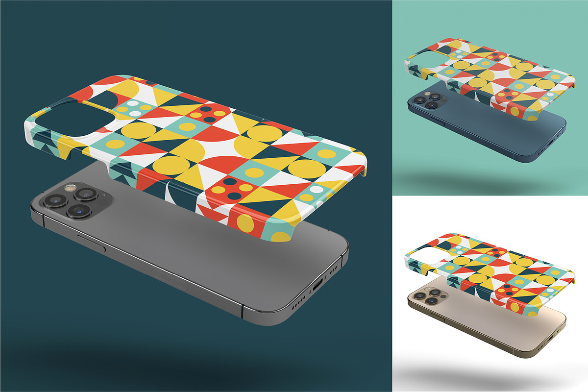 Phone 12 Pro Snap II Case Mock-up, an iPhone Mockup by Colatudo Store (Photo 4 of 8)