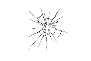 Glass crack broken texture, a Texture Illustration by Things for designers