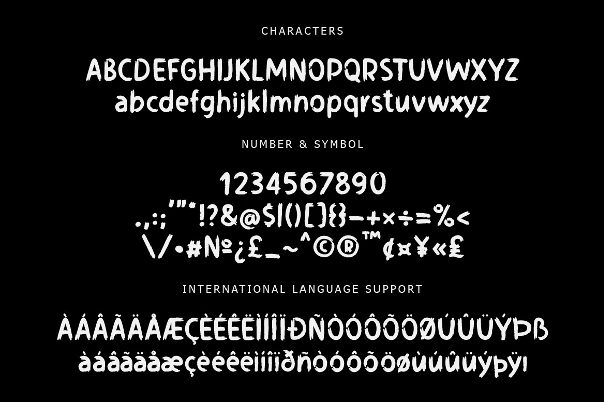 Disquise Brush Typeface preview 6