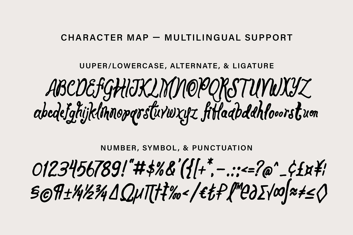 Printed Scarf Whimsical Quirky Font, a Handwritten Font by Tyasify (Photo 7 of 7)