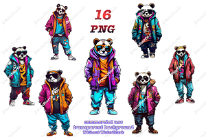 Cute Panda Clipart