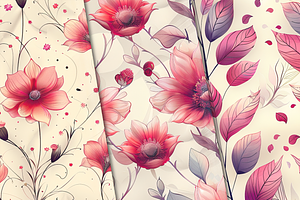 Whispers Of Pink Seamless Patterns