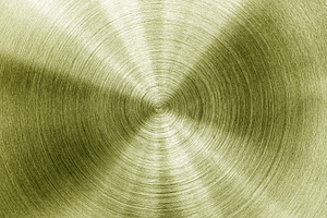 Golden circular brushed shiny metal texture. Abstract metallic b, a Background Photo by Eugene_Photo