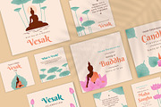 Naturale - Vesak Social Media Pack, a Social Media Template by Lyllopop (Thumbnail 2 of 5)