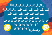 Flickes Magtile Bold Vintage Script, a Script Font by Jaruka (Thumbnail 6 of 9)