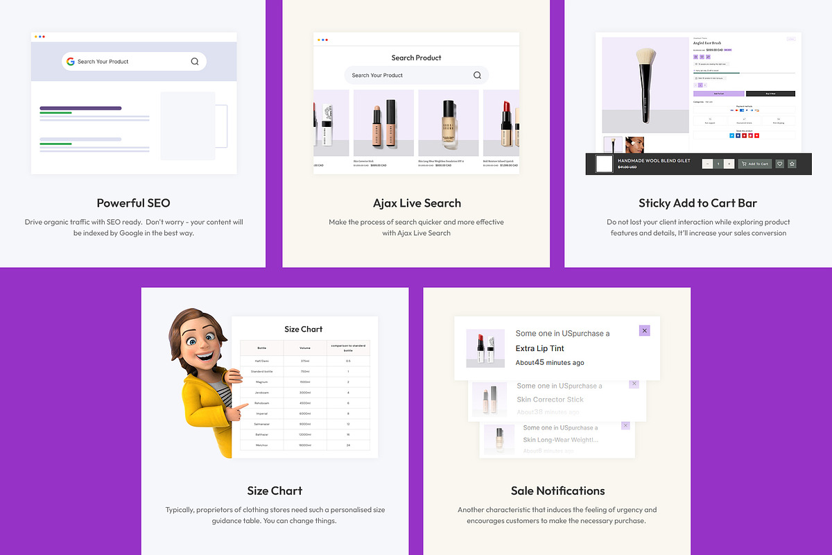 Beauty & Cosmetic Shopify Theme, a Shopify Template by LogicGo Shopify Experts (Photo 4 of 7)