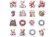Coquette Christmas Clipart, an Illustration by Designworld (Thumbnail 4 of 5)