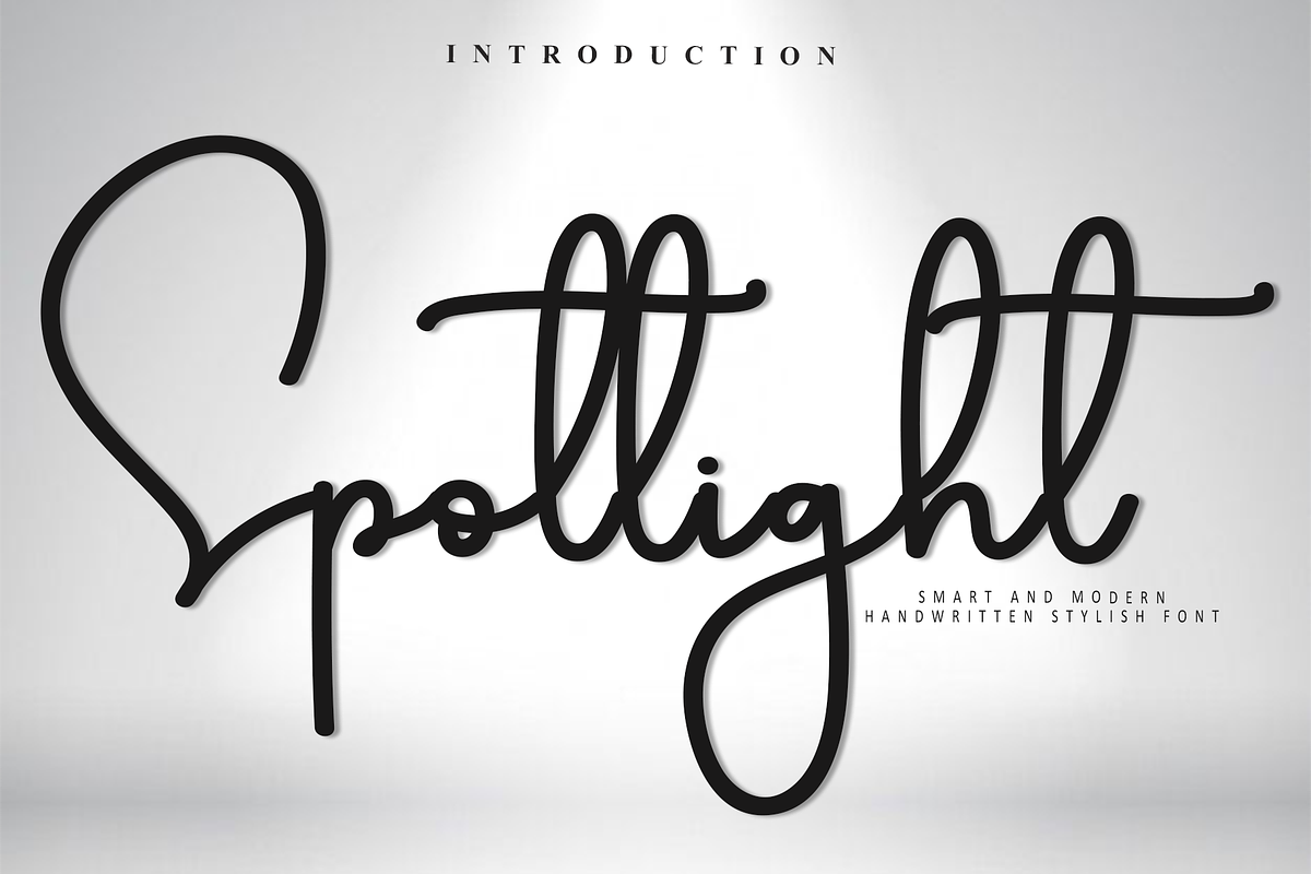 Spotlight, a Handwritten Font by FreshTypeINK (Photo 1 of 8)