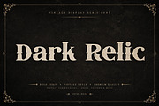 Dark Relic, a Serif Font by Wow Magic (Thumbnail 1 of 4)