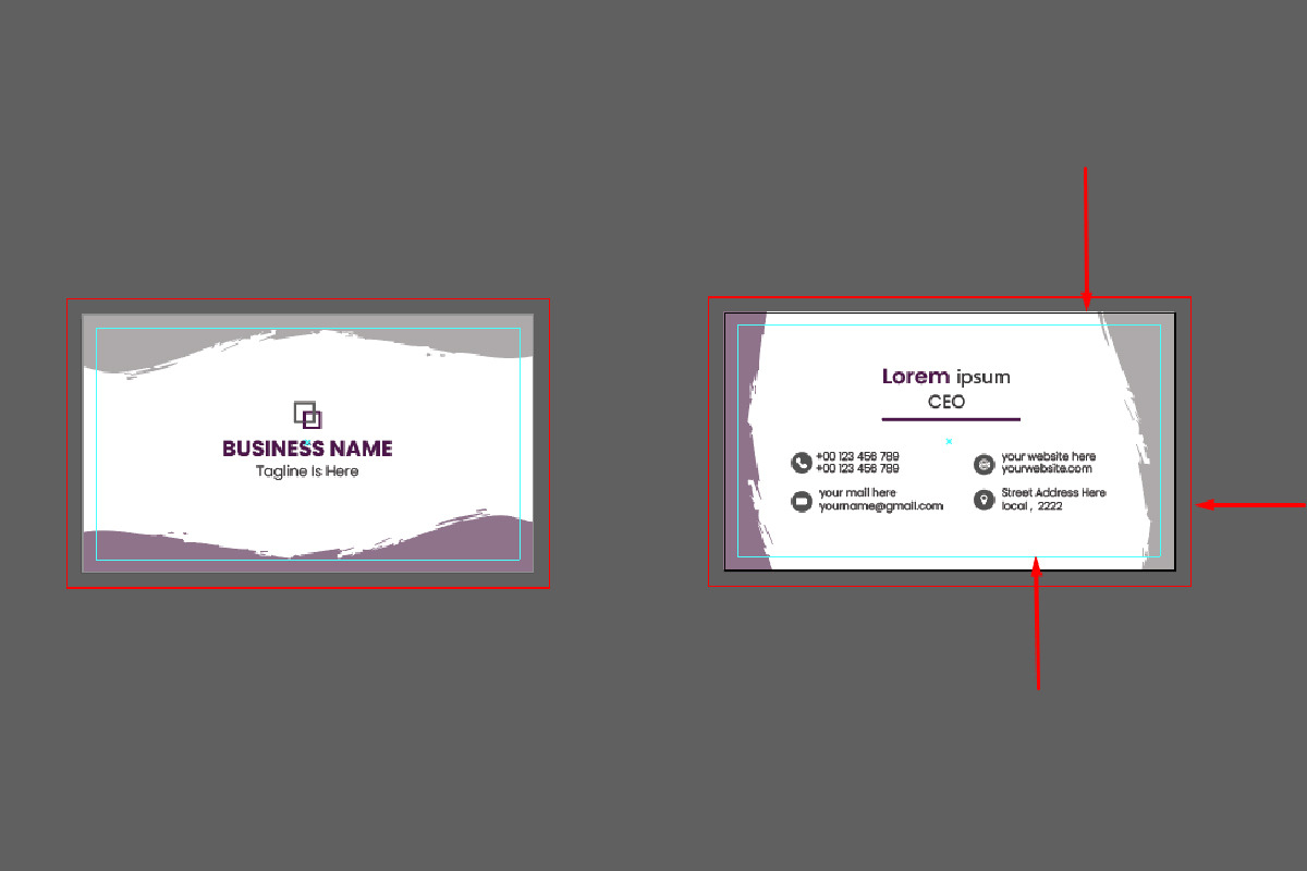 Brush Type Business Cards, a Business Card Template by DESIGNSKIT (Photo 2 of 2)