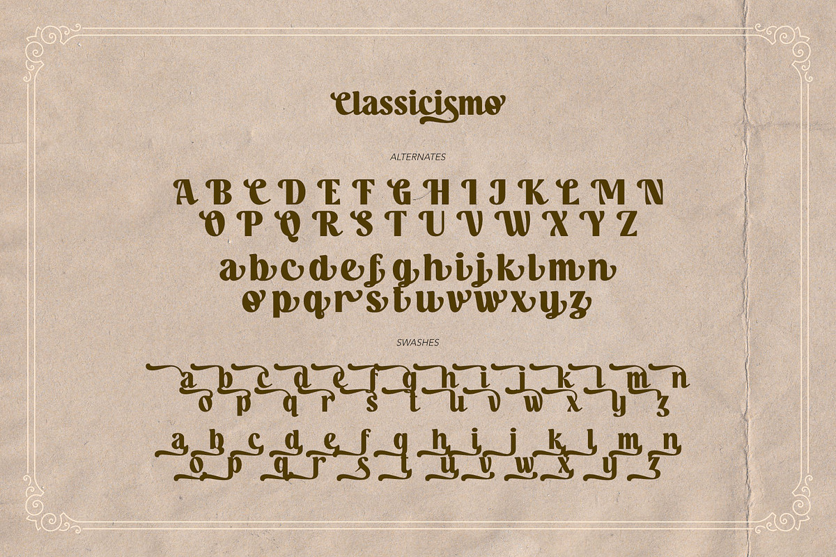Classicismo - Gentleman Type, a Serif Font by ikiiko (Photo 7 of 8)