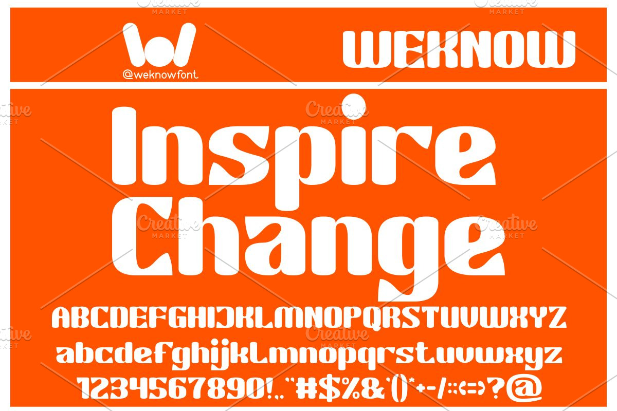 Fresh Idea font, a Font by weknow (Photo 2 of 8)