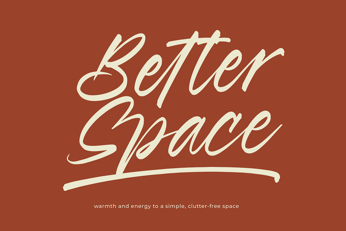Esylon Sparted Bold Brush Type Font, a Script Font by Letterena Studios Script (Photo 11 of 20)