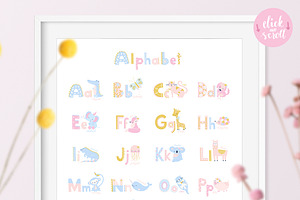 Animal Alphabet & Cute Baby Patterns