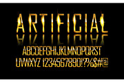 The Silver Alphabet, a Graphic by Aromeo (Thumbnail 4 of 4)