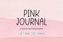 Pink Journal Neat Planner Font