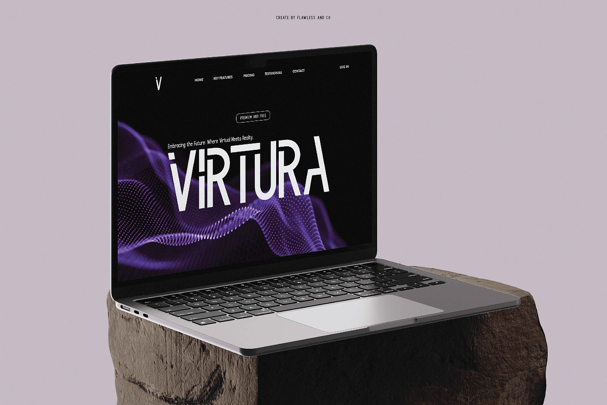 Astratura - Futuristic Font, a Sans Serif Font by Flawless And Co (Photo 6 of 10)