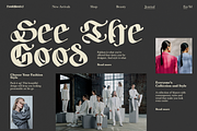 Bodywork - Modern Blackletter, a Blackletter Font by Dharmas Foundry (Thumbnail 5 of 15)
