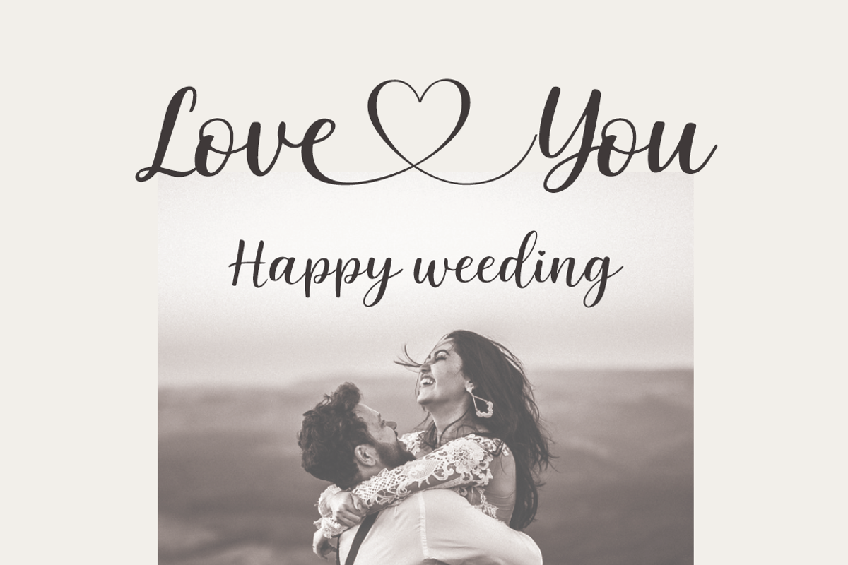 Guchie font with love, a Handwritten Font by cocodesign (Photo 3 of 7)