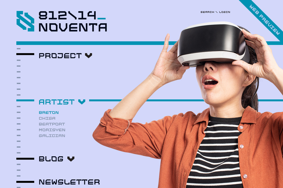 Noventa Display Font, a Font by RMPL.std (Photo 2 of 4)