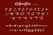 Hollowstone - Brush Font, a Script Font by Alpaprana (Thumbnail 6 of 10)