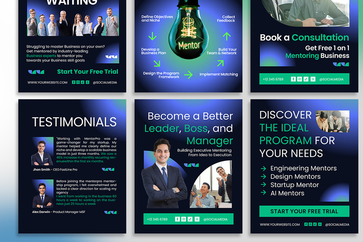 Business Mentor Agency-Social Media preview 4