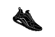 Sneaker Silhouette Vector Bundle, an Illustration by Designs_River (Thumbnail 33 of 48)