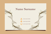 Natural Floral Business card, a Marketing Template by sekitarief (Thumbnail 3 of 3)