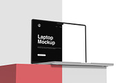MacBook Pro 14-inch Mockup Set, a Mac Mockup by graphiccrew (Thumbnail 8 of 8)