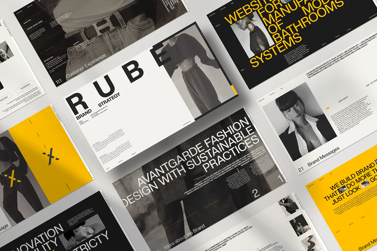 RUBE | Brand Strategy, a Presentation Template by CreativexGenius (Photo 2 of 10)