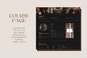Notion Template Dark Academia, a Templates & Theme by AestheticOrganizer (Thumbnail 4 of 9)
